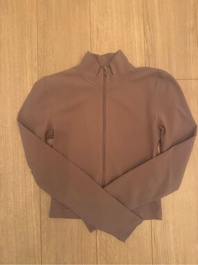 TNA Action Zip-Up Long Sleeve (Taupe)